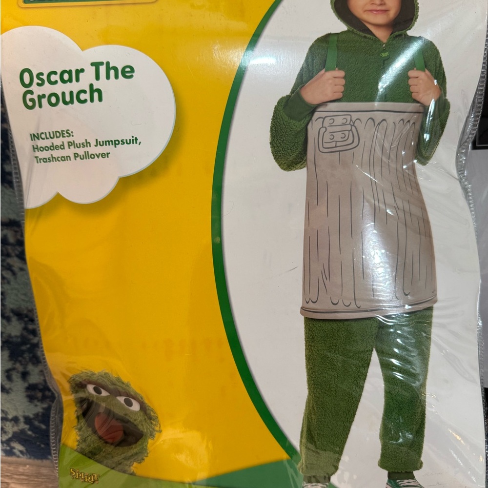 Oscar the Grouch Kids Costume - Green